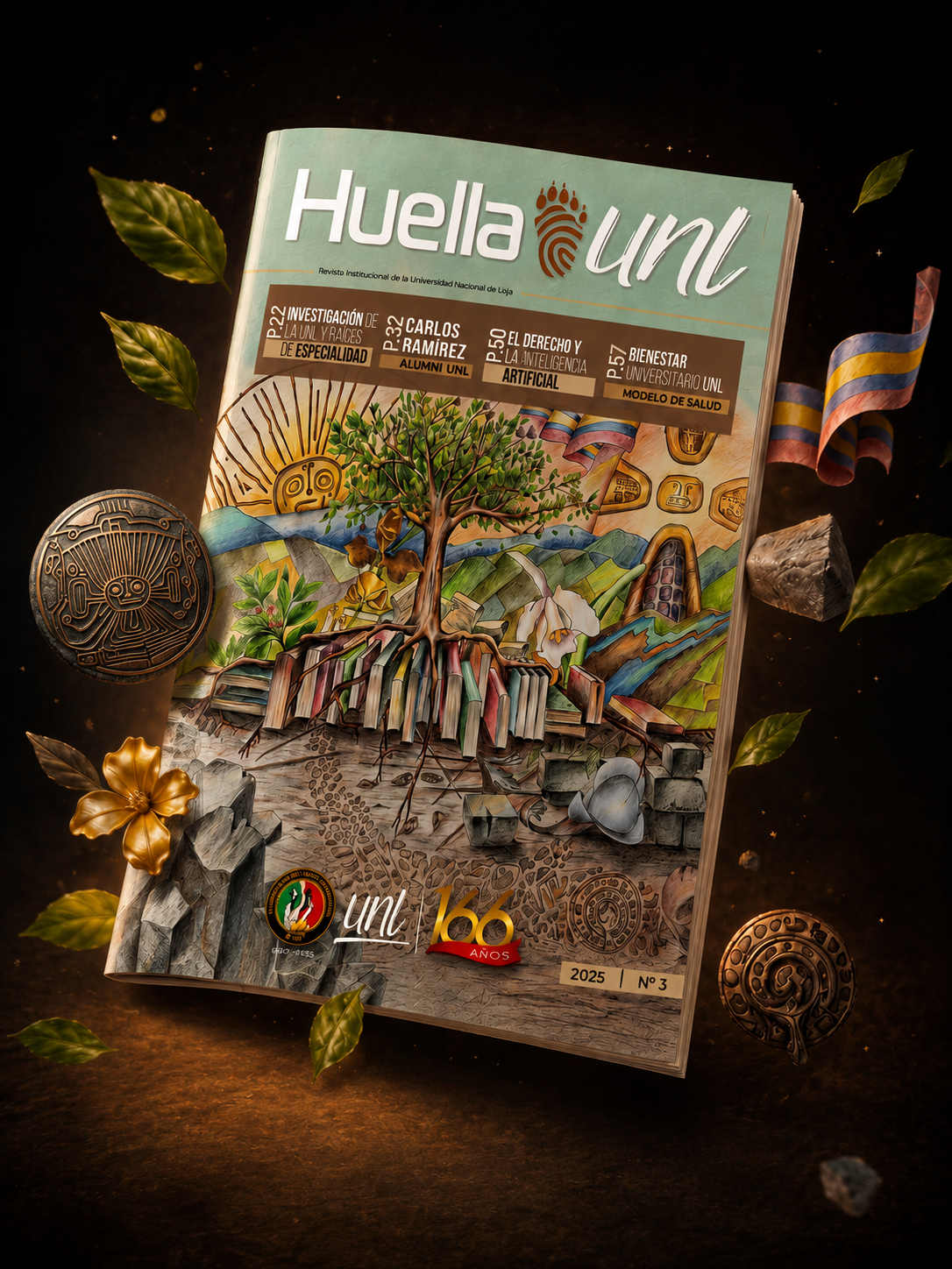 Portada Revista Huella · Edición 03 · Octubre 2025
