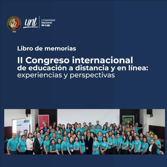 Portada de libro: I Congreso internacional de educación a distancia y en línea: experiencias y perspectivas