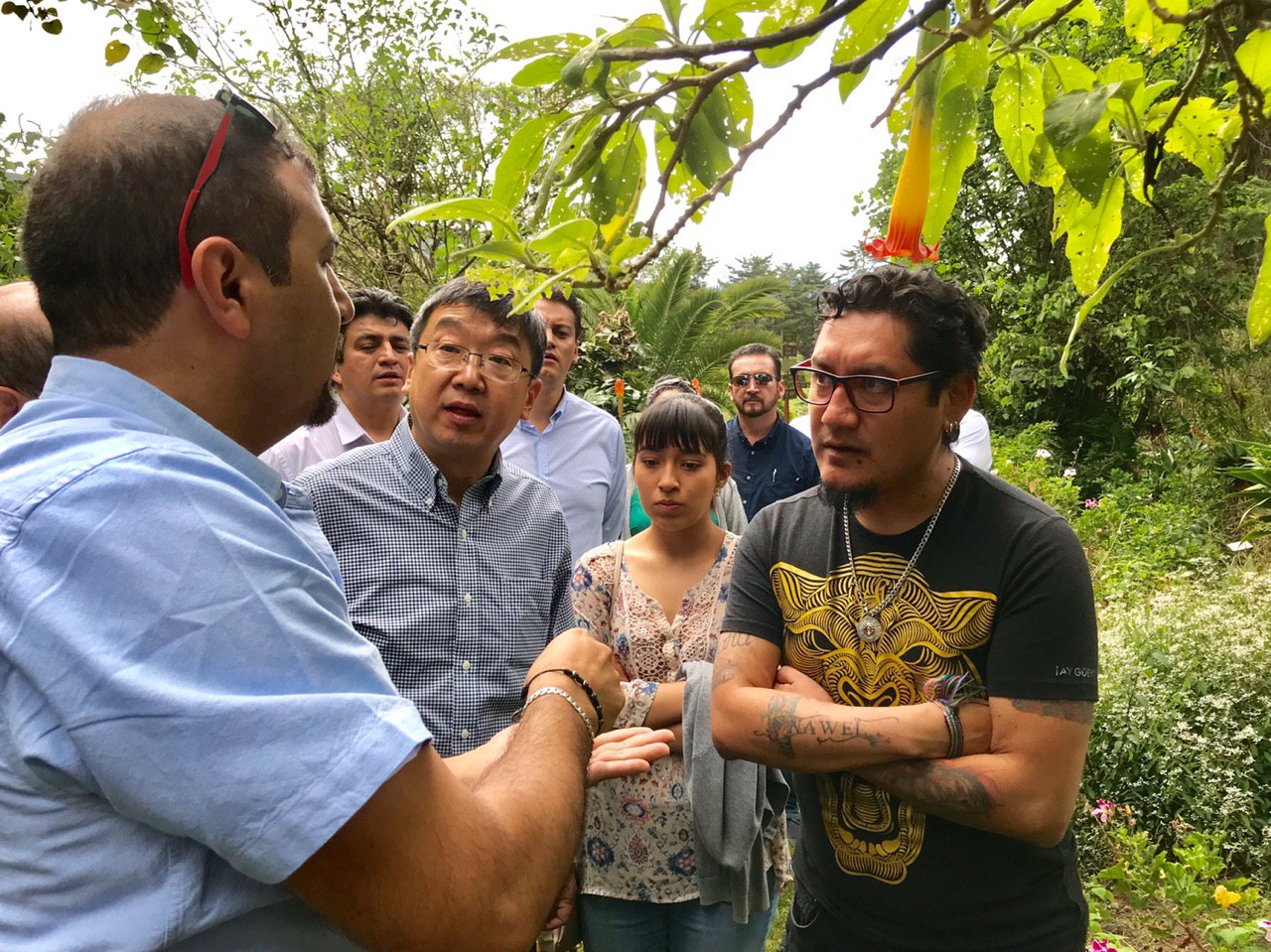 Agregado de Cultural de la Embajada de China en Ecuador, visita la UNL 