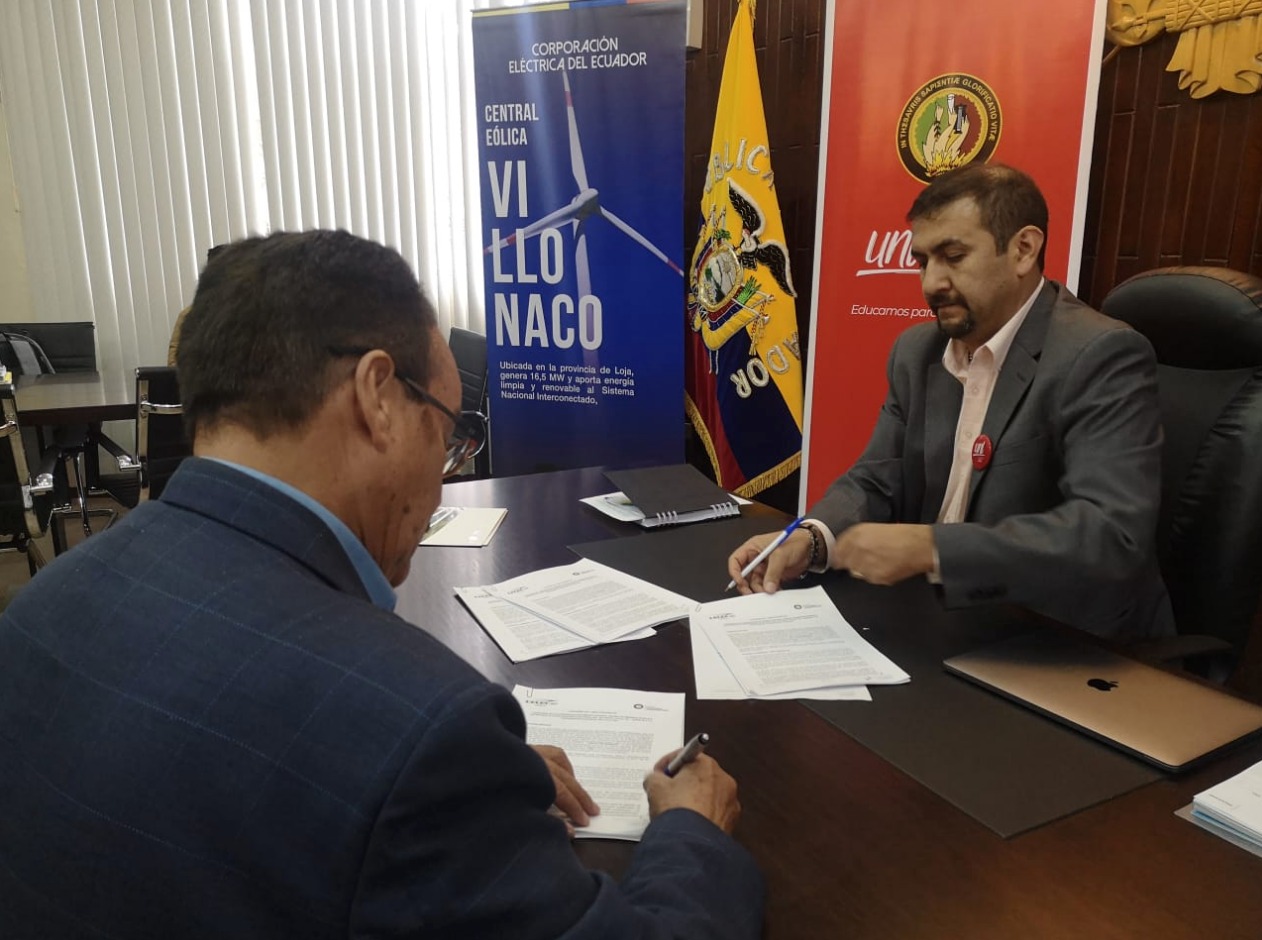 UNL firma convenio de cooperación con Celec Ep- Genesur