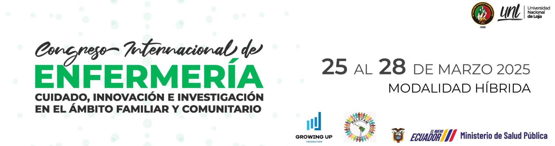 Congreso Internacional de Enfermería: Cuidado, Innovación e Investigación en el ámbito Familiar y Comunitario