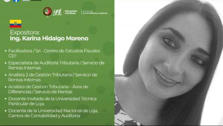 UNL desarrolló webinar “Impuesto a la Renta. Ley Orgánica de Simplificación y Progresividad Tributaria”